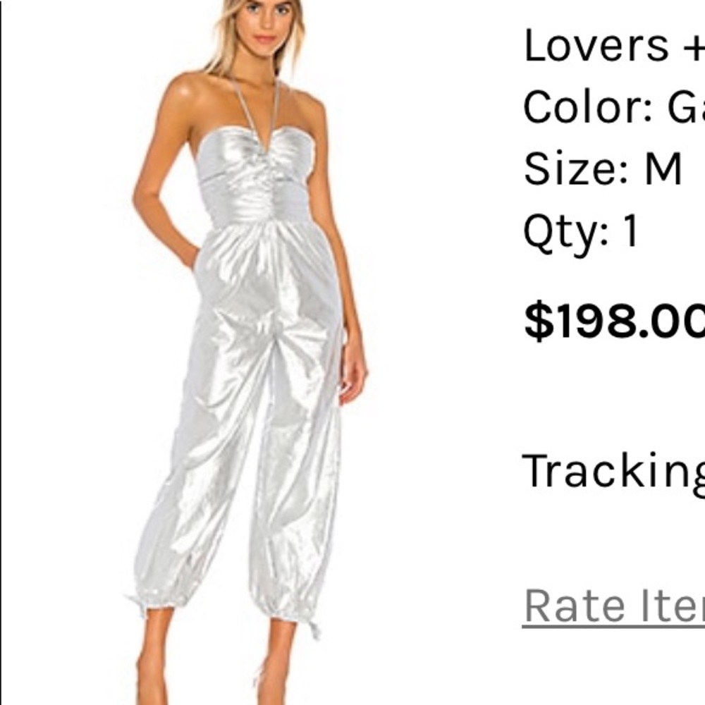 Silver Jumpsuit